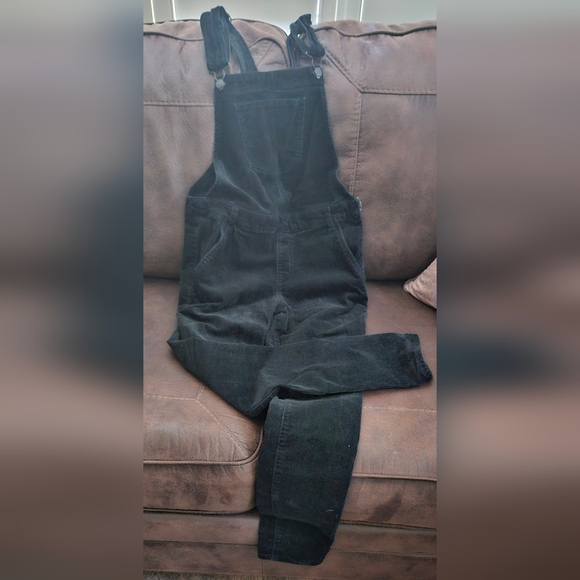 Black corduroy suspenders - Picture 1 of 6